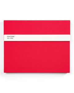 Notitieboek met Potlood - Red 199 C