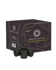 BBQ Flavour Accessoire Houtskool Briquettes Coconut Cylinder 10 kg