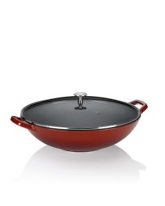 Calido Wok met Glazen Deksel 4 liter