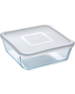 Cook & Freeze Schaal Vierkant met Deksel 20 x 20cm