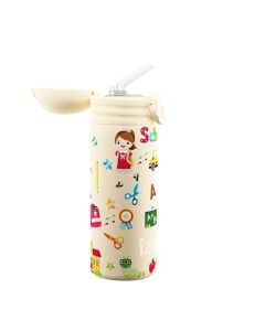 Kids Thermosfles met Rietje 350 ml School