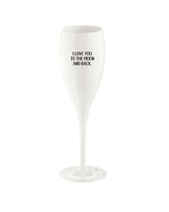 Superglas Cheers No. 1 Champagneglas Love You To The Moon