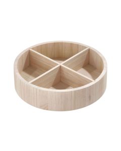The Home Edit Hout Draaiplateau met Vakken