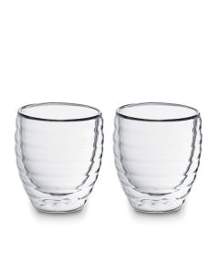 Cesena Espresso Glas Dubbelwandig 80 ml Set van 2 Stuks