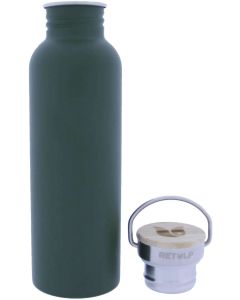 Urban Drinkfles met Bamboe Dop 750 ml Forest Green