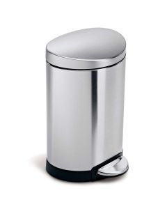 Prullenbak Half Rond 6 liter