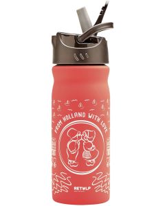 Dutchies Drinkfles met Rietje 400 ml Dutch Kiss