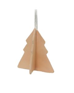 Kerstboom Hanger Leer L