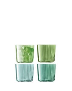 Gems Tumbler Glas 310 ml Set van 4 Stuks Assorti