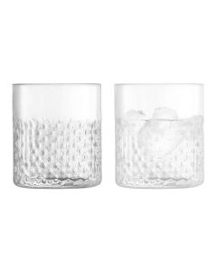 Wicker Tumbler Glas 330 ml Set van 2 Stuks