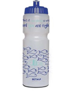 Bio Bidon Sportfles 750ml Fish Grey