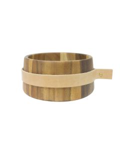 Hout Wrap Me Puka Serveerkom Acacia 22 x 10 cm