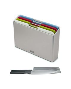 Giftset Folio 4 Snijplanken in Houder met Gratis Chefsmes