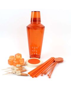 Poolside Entertaining Coctail Set Terracotta