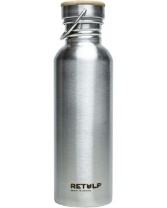 Urban Drinkfles met Bamboe Dop 750 ml Steel