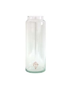 Drinken Waterglas XL Handgemaakt 10/30 Copper Diamond