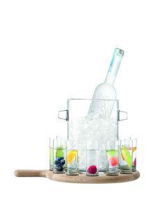 Paddle Wodka Set met Serveerplank en Ijsemmer Set van 13 Stuks