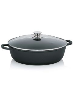 Kerros Braadpan met Deksel 7 liter