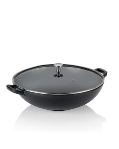 Calido Wok met Glazen Deksel 4 liter