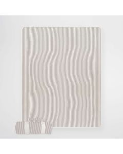 Picnic Luxe Strand en Picnickleed Canvas Streep 140 x 175cm