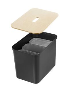 SmartStore Collect Afvalscheider Set van Opbergbox, Verdelers en Deksel