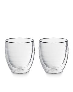 Cesena Cappuccino Glas Dubbelwandig 200 ml Set van 2 Stuks