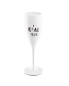 Superglas Cheers No. 1 Champagneglas Normal is Boring