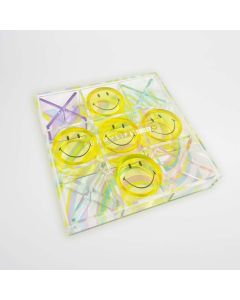 Smiley Tic Tac Toe Lucite