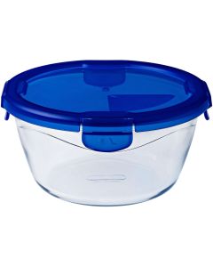 Cook & Go Schaal Rond met Deksel 1,6 liter