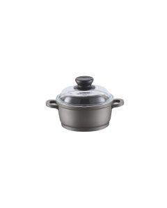 Bonanza Kookpan met Glazen Deksel Ø 16 cm Geen Inductie