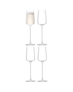 Metropolitan Champagne Flute 230 ml Set van 4 Stuks