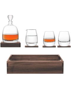 Whisky Islay Karaf Set met Onderzetter Set van 8 Stuks