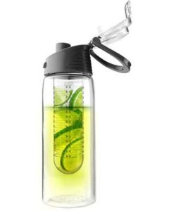 Drinkfles Infuse Flavour It 2 Go Transparant 600 ml
