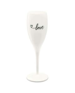 Superglas Cheers No. 1 Champagneglas Love Edition Set van 2 Stuks