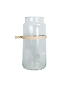 Drinken Waterglas Wrap Me Mini met Lederen Band