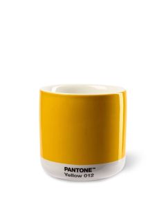 Latte Beker Dubbelwandig 220 ml - Yellow 012 C