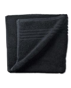 Leonora Badhanddoek Night Black 70x140 cm
