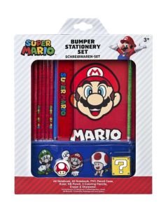 Super Mario Mega Schrijf Set van 12 Stuks