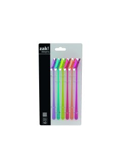 Party Roerstaafjes Vlinders Set van 6 Stuks