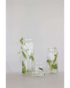 Drinken Waterglas M Handgemaakt 10/14 Silver Diamond
