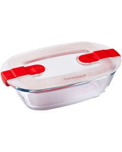 Cook & Heat Voedselcontainer Rechthoek met Deksel 17 x 10cm