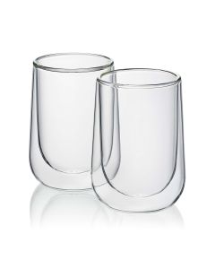 Fontana Latte Macchiato Glas Dubbelwandig 250 ml Set van 2 Stuks