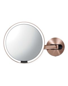 Spiegel met Sensor 20 cm 5x Vergroting Wandbevestiging Netstroom
