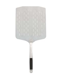 Pizzaschep met Gaatjes RVS 76 cm