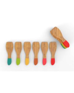 Spatel 13 cm Set van 6 Stuks Assorti
