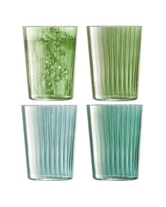 Gems Tumbler Glas 560 ml Set van 4 Stuks Assorti