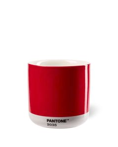 Latte Beker Dubbelwandig 220 ml - Red 2035 C