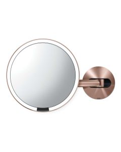 Spiegel met Sensor 20 cm 5x Vergroting Wandbevestiging Oplaadbaar