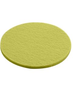 Onderzetter Vilt Rond 10 cm. Lime green