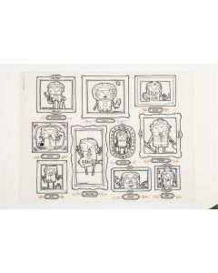 Kinderen Placemat Mark Matz When I Grow Up 40 x 32 cm.